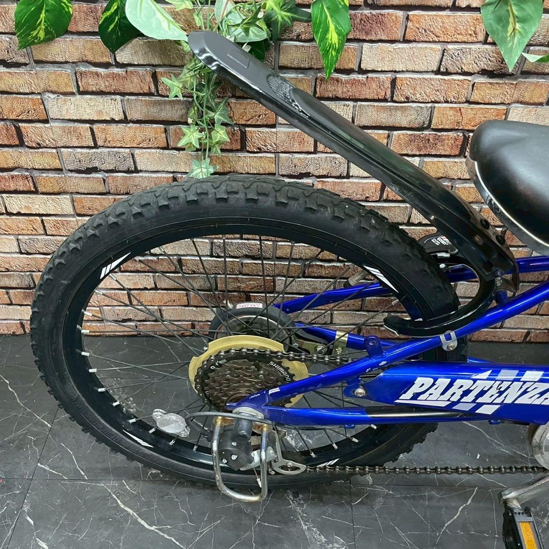 【135】子供用自転車 子供車 PARTENZA ブルー 20インチ