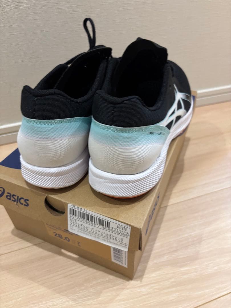 asics TARTHER RP3 28.0cm ブラック/オレンジ