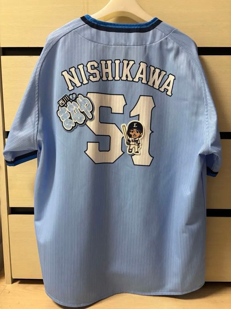 西川愛也 サマーブルー ユニフォーム カスタム