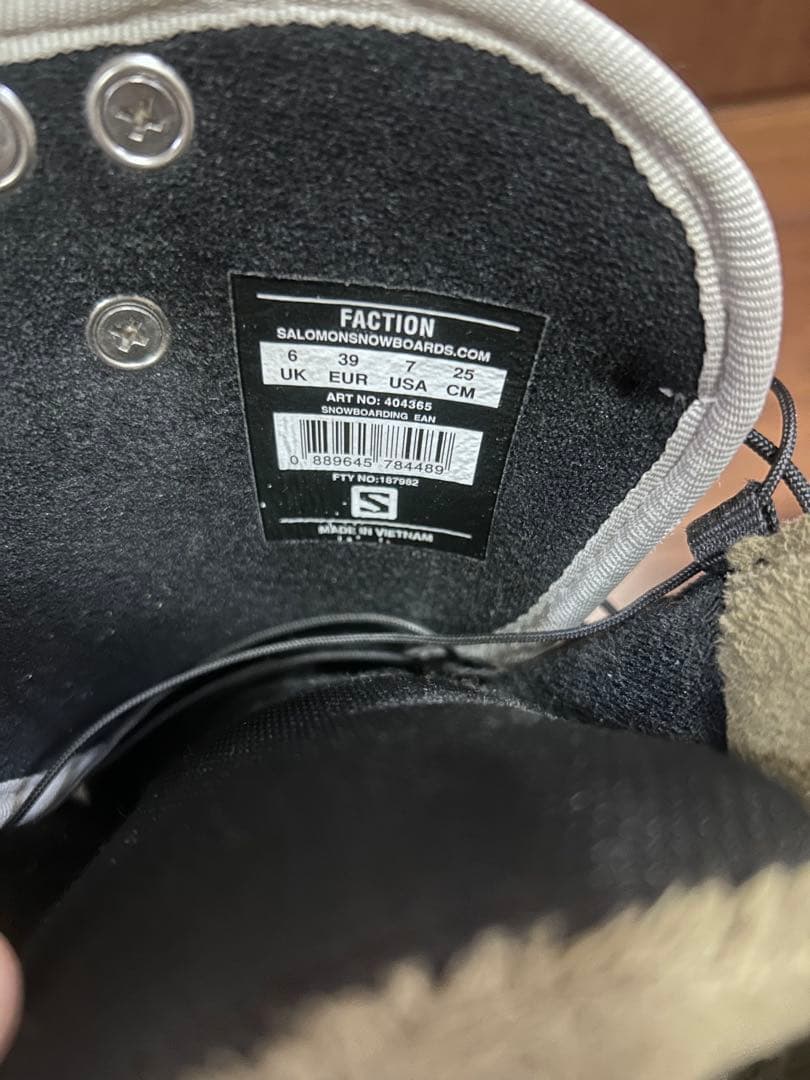 Salomon FACTION スノーボードブーツ 25cm