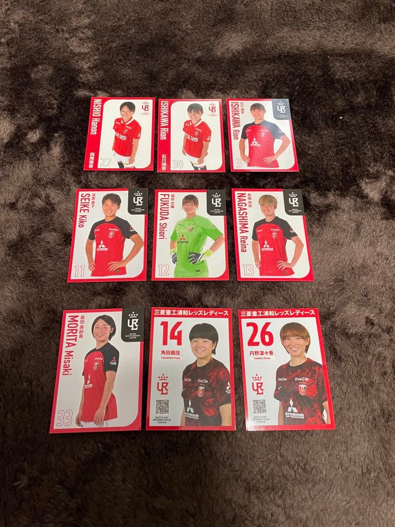 非売品：浦和レッズレディース選手カード21枚セット