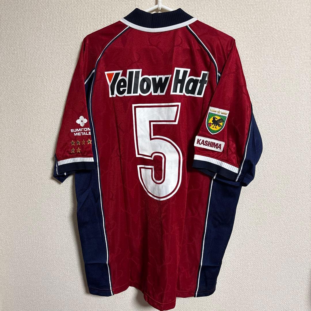 新品！タグ付き！鹿島アントラーズ　中田浩二　サイン入り　2001年　ユニフォーム