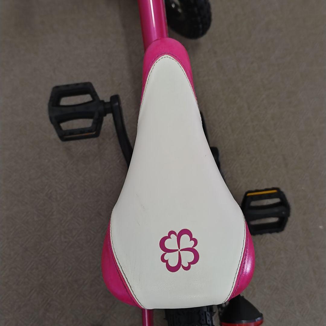 【美品】ヨツバサイクル 16インチ クリスタルピンク