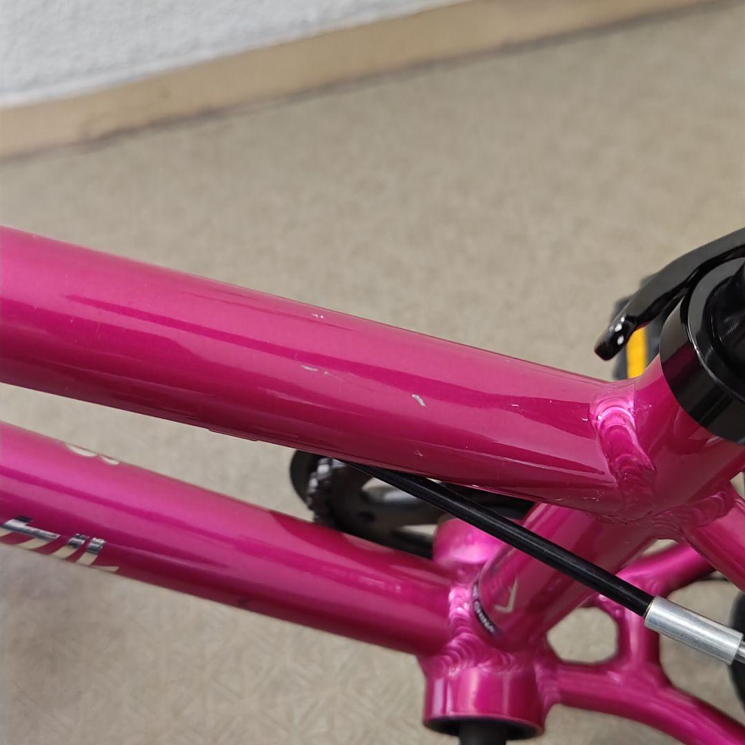 【美品】ヨツバサイクル 16インチ クリスタルピンク