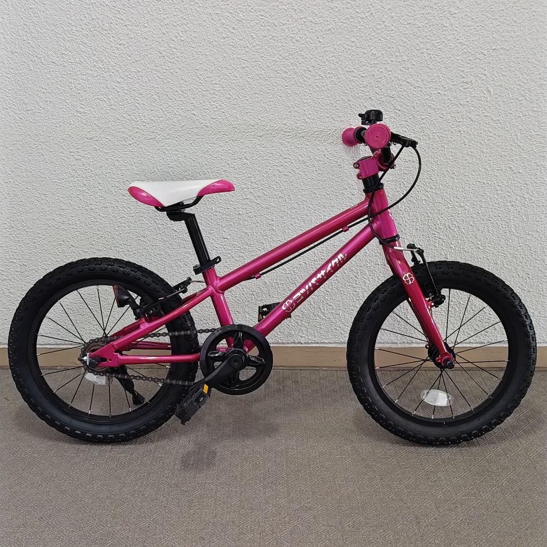 【美品】ヨツバサイクル 16インチ クリスタルピンク