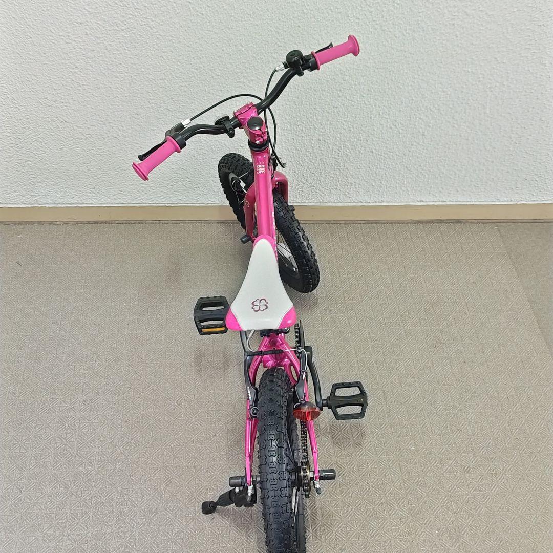 【美品】ヨツバサイクル 16インチ クリスタルピンク