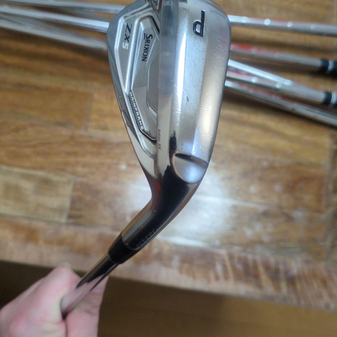 こんちゃん。 アイアンセットSRIXONスリクソンZX5赤白混合6本セット