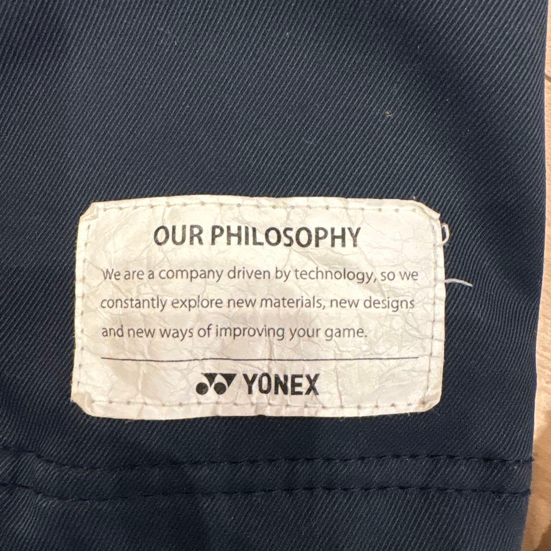 YONEX フード付きネイビーウェア