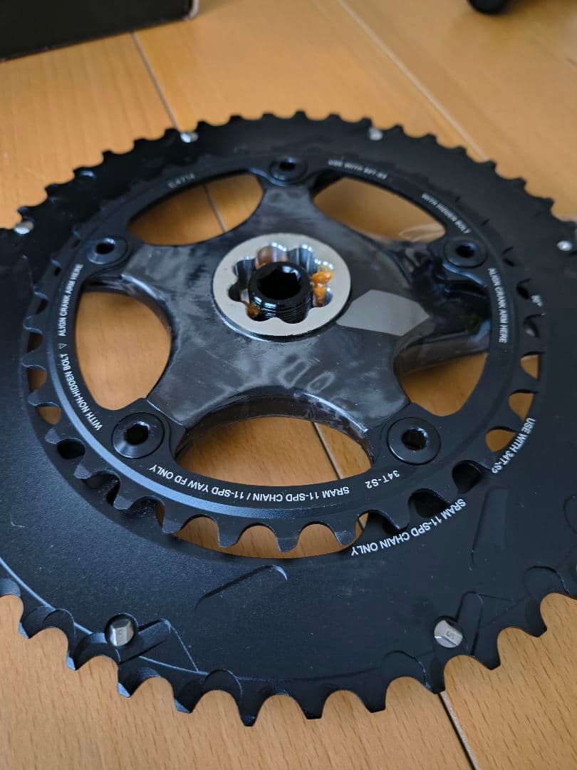【未使用】SRAM RED22 クランク 170mm 50-34 BB30 箱付