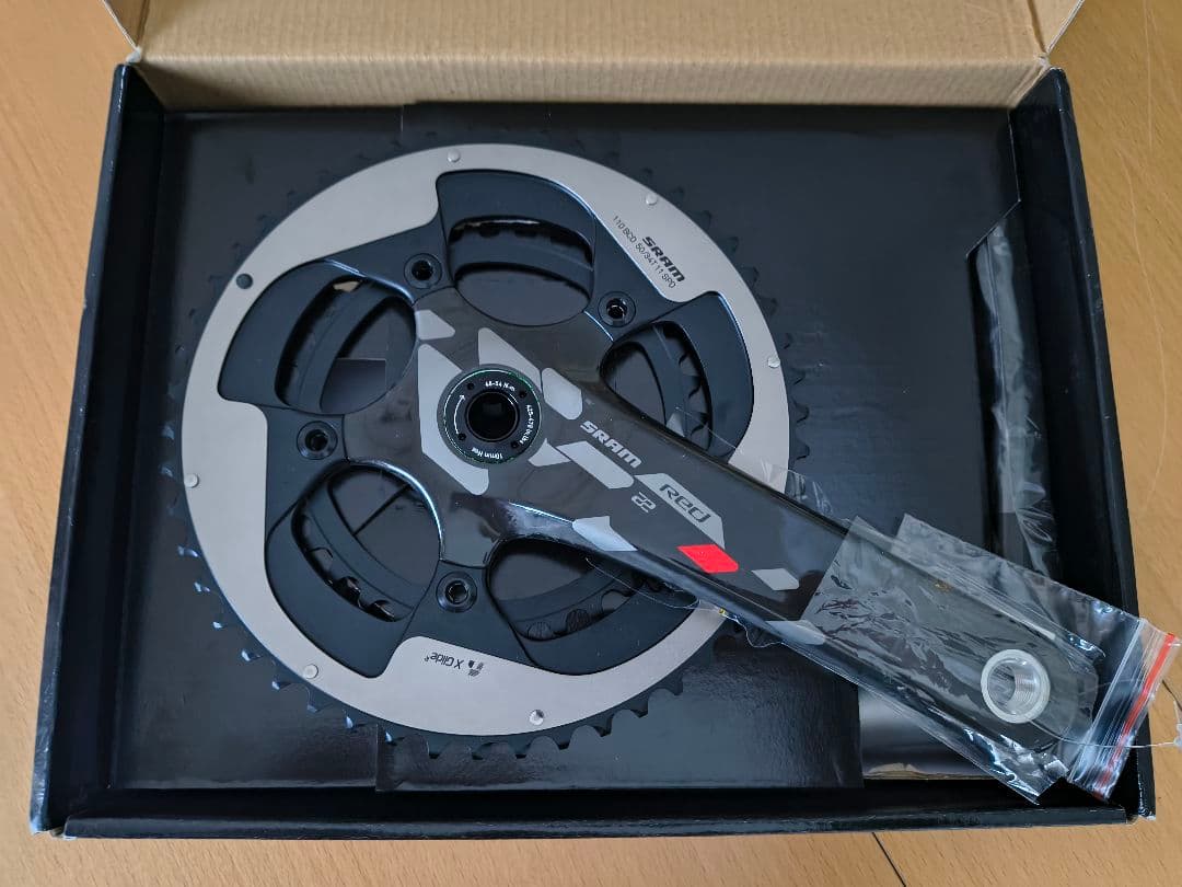 【未使用】SRAM RED22 クランク 170mm 50-34 BB30 箱付