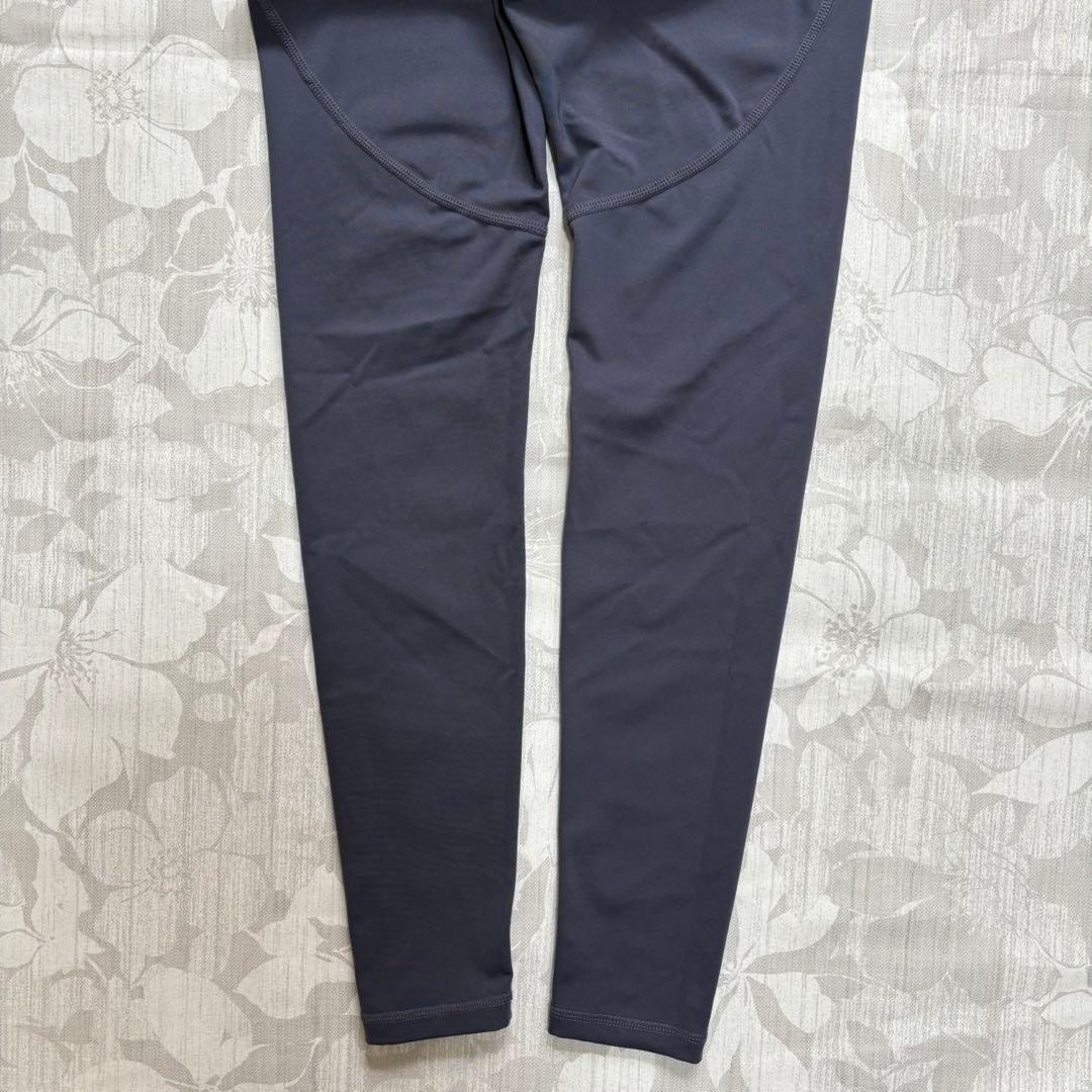 famme ヨガウェア　レギンス　ストレッチ　青紫　くすみカラー（S）