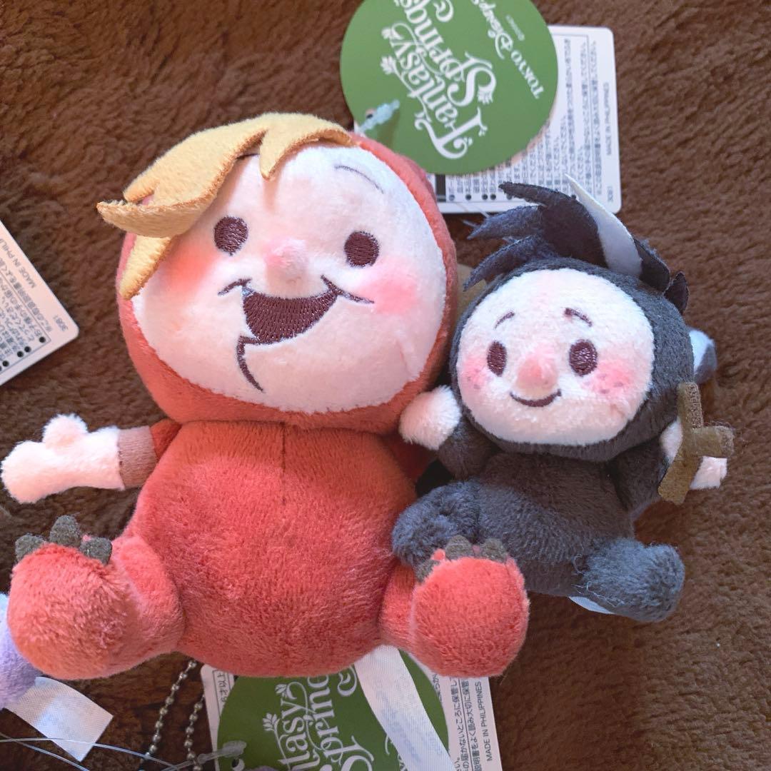 ピーターパン　ロストキッズ　ぬいぐるみバッジ　ファンタジースプリングス