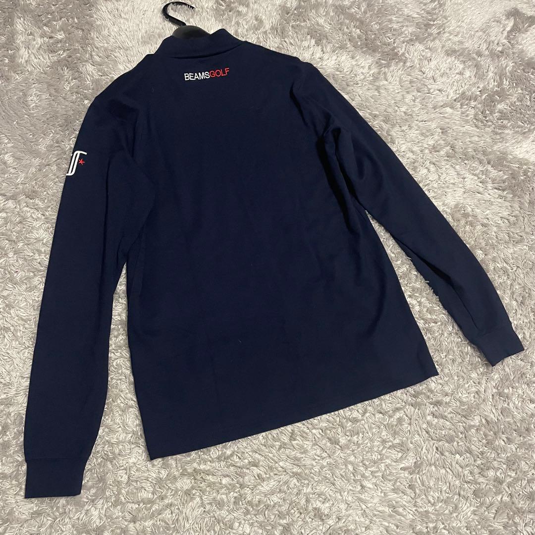 極美品　ビームスゴルフ BEAMS GOLF モックネック 長袖　サイズM
