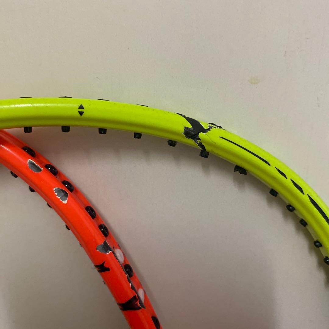 ヨネックスバドミントンラケット 3本セット　ジャンク
