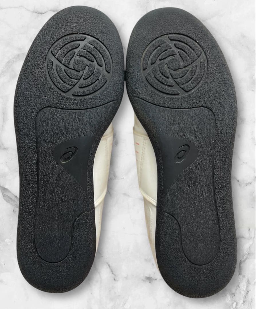 美品⭐️ASICS アシックス　円盤・砲丸投げ用シューズ　白/オレンジ28.0cm