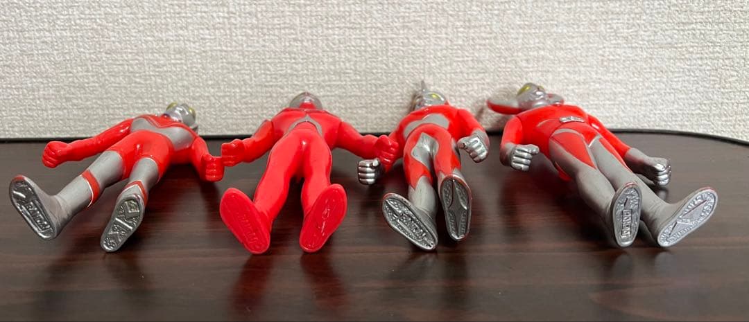 ウルトラマン ウルトラ兄弟 ソフビ バンダイ ポピー 足型あり