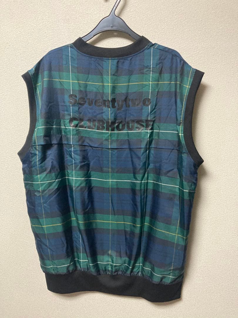 ANTIQUA GOLF×STCH＊ブラックウォッチチェック柄ベスト