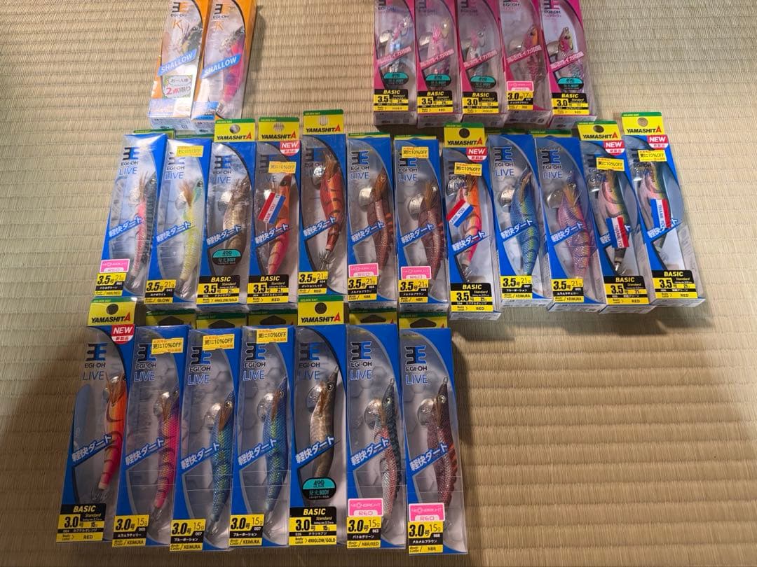 YAMASHITA ヤマシタ　エギ王 DUEL パタパタ　エギ63本セット