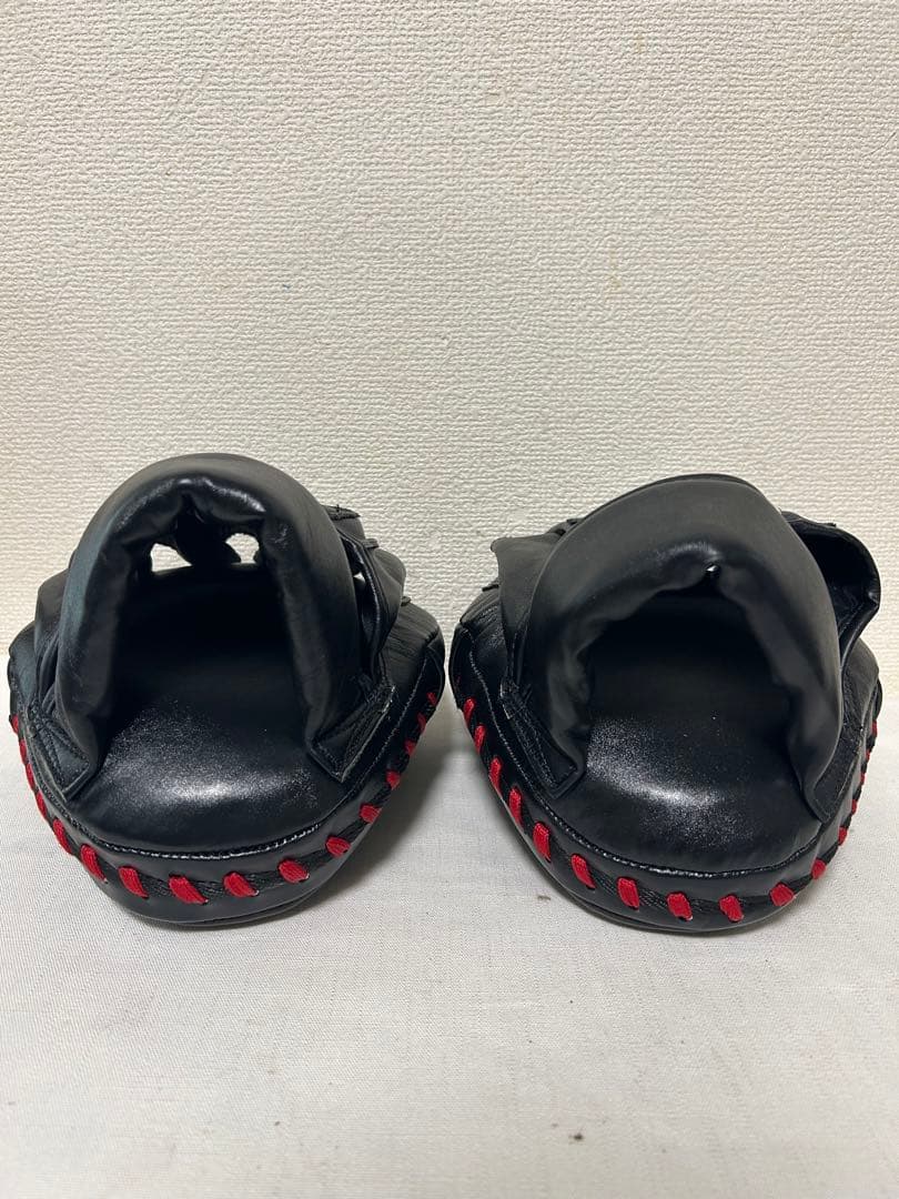 美品！W パンチングミット ブラック
