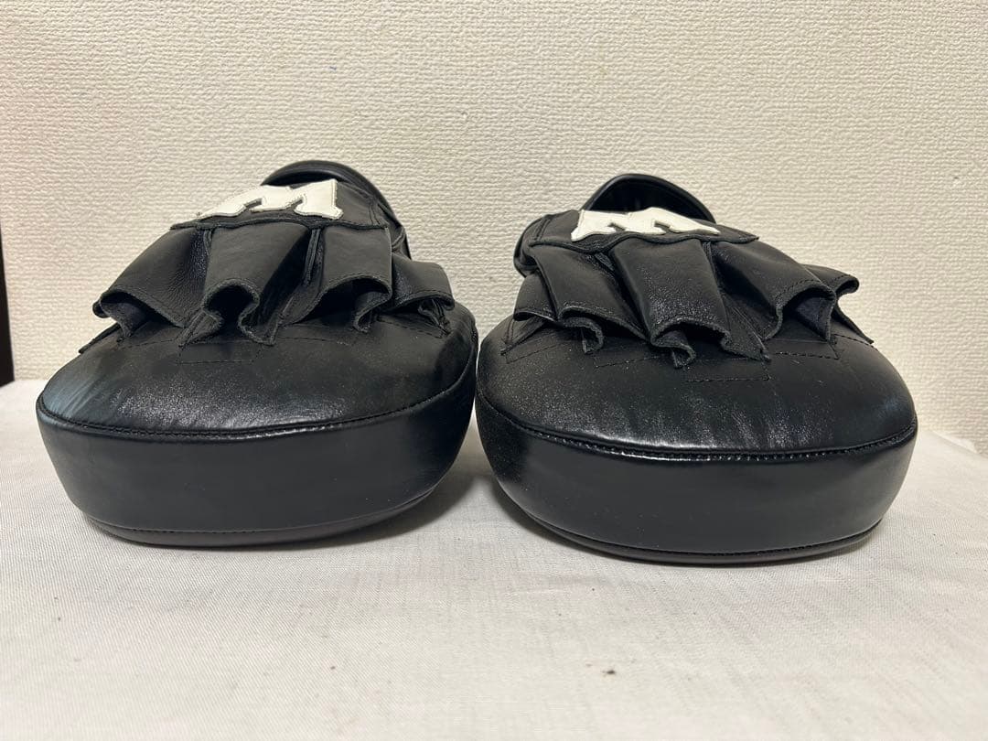 美品！W パンチングミット ブラック