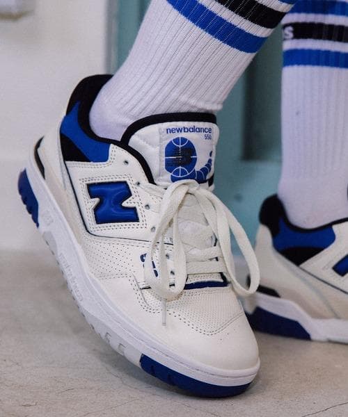 New Balance BB550VTA ホワイト/ブルー 23cm 未着用新品
