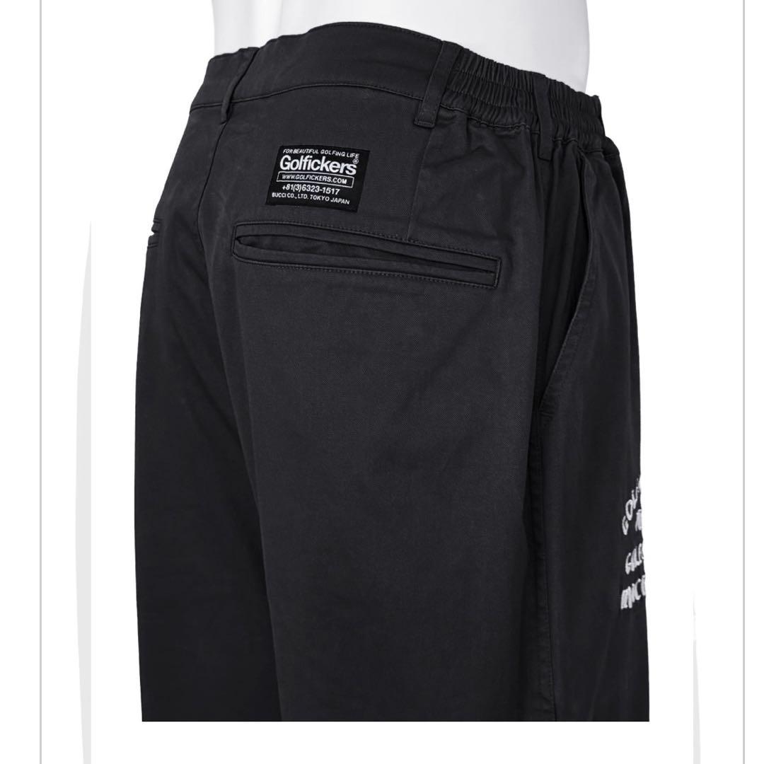 新品未使用　Golfickers ゴルフィッカーズ　チノパン　ブラック　M
