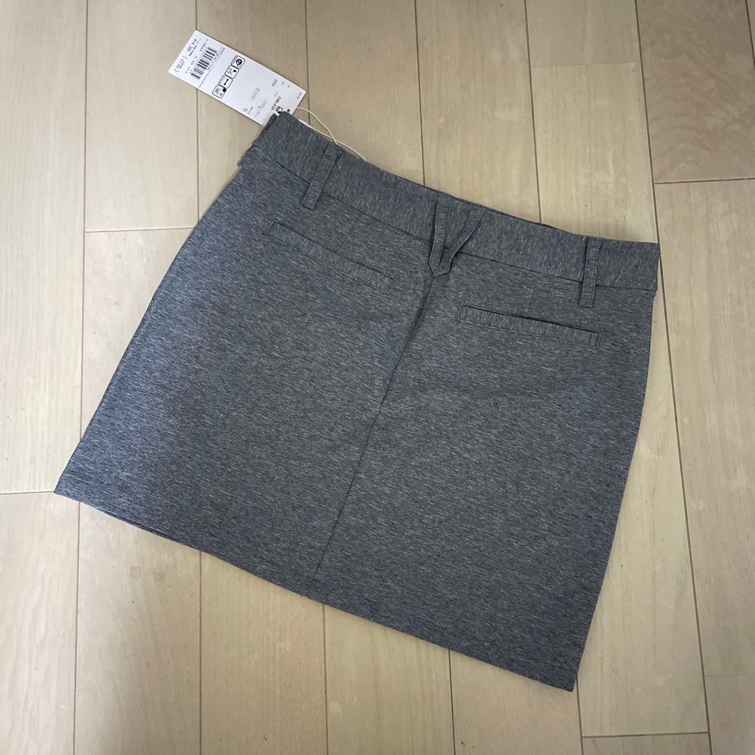 DESCENTE GOLF メランジストレッチツイルロゴプリントスカート