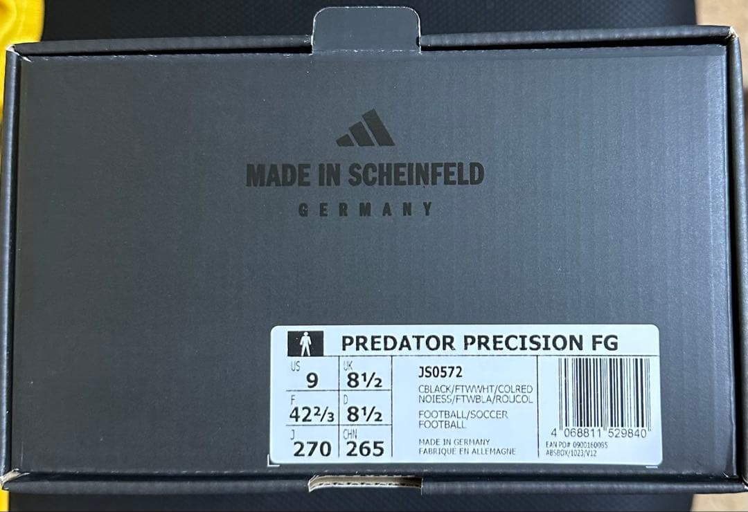 プレデター　プレシジョン　PREDATOR ELITE FG ベッカム