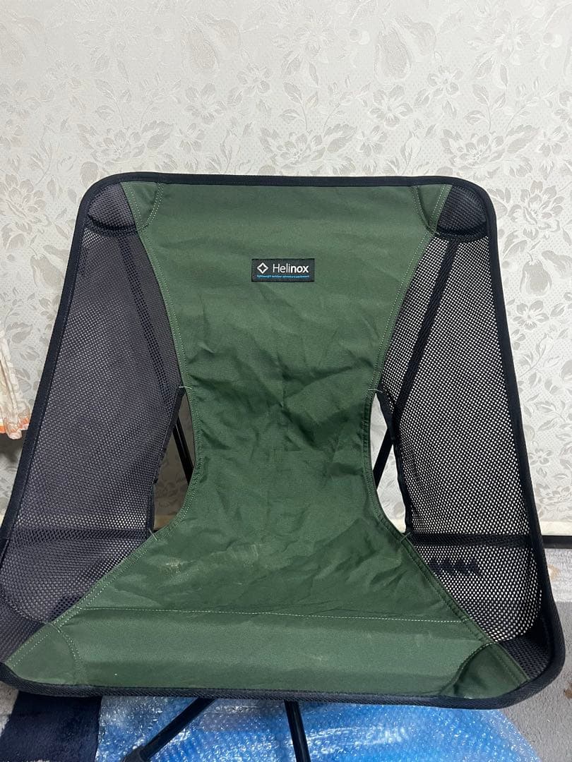 Helinox ヘリノックス　タクティカル　スウィベルチェア　色グリーン穴あり