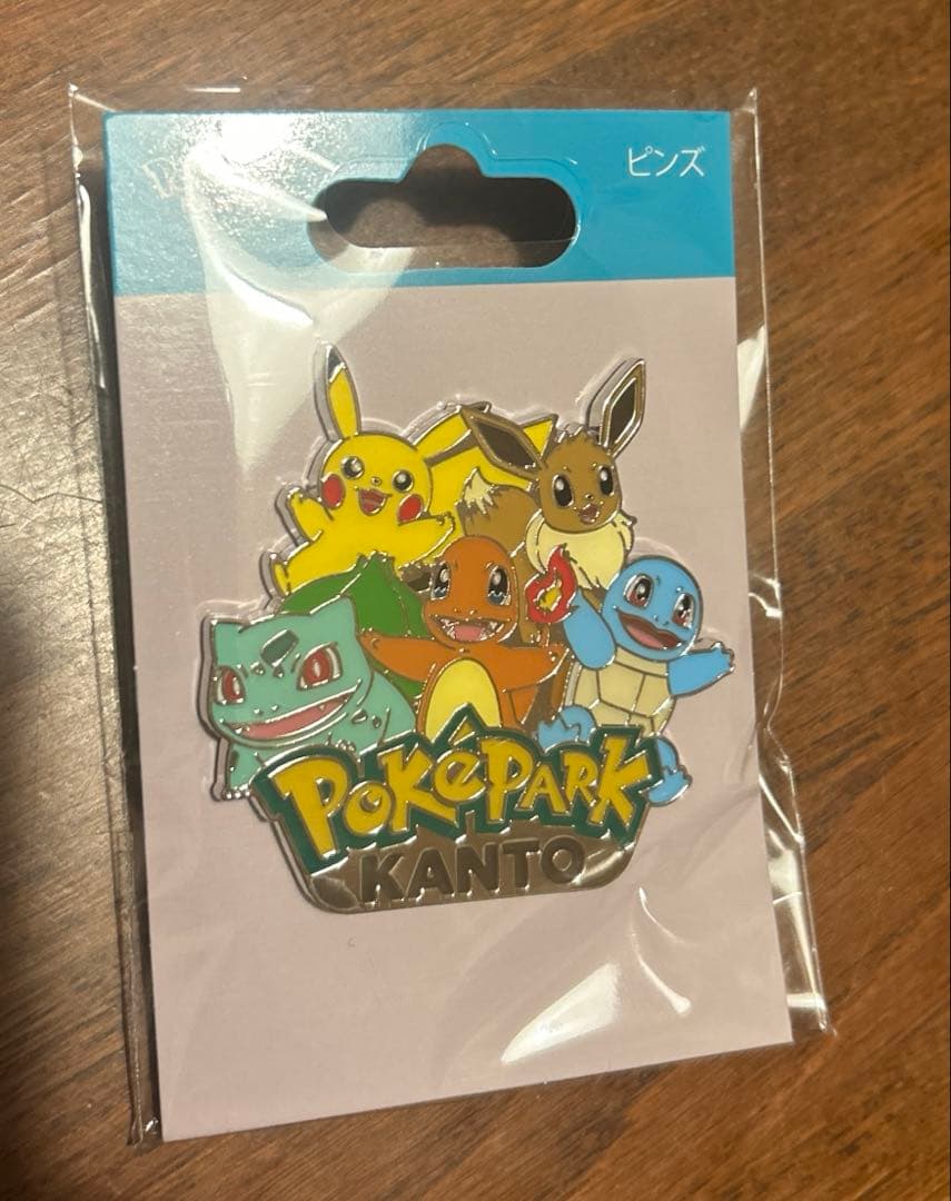 ポケパークカントー ピンズ 3個セット　ヒトカゲ　ゼニガメ