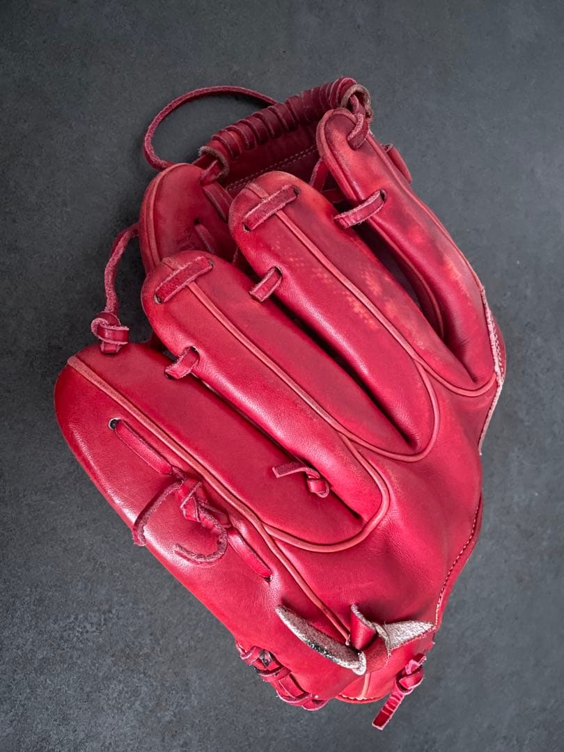 Mizuno Victory Stage 赤 グローブ 右投げ用