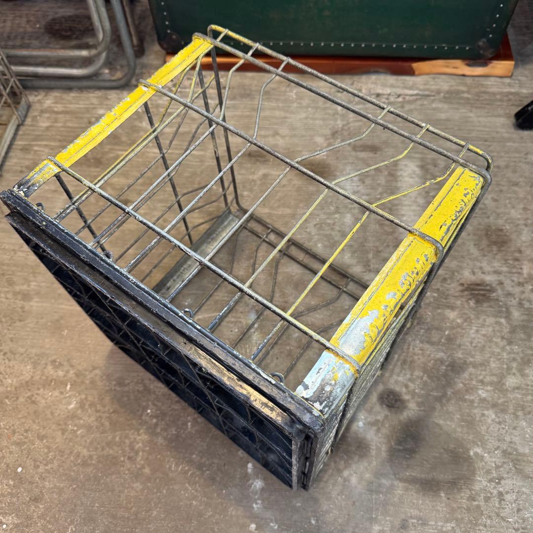 テント・タープ Vtg wire l milk crate USA 70's
