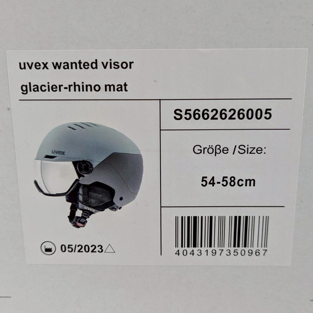 uvex スキーバイザー ヘルメット wanted visor 54-58cm