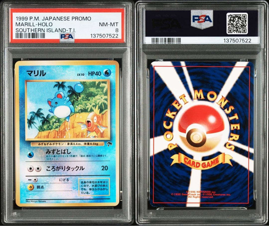 ポケモンカード　マリル　サザンアイランド　PSA8 希少　プロモ