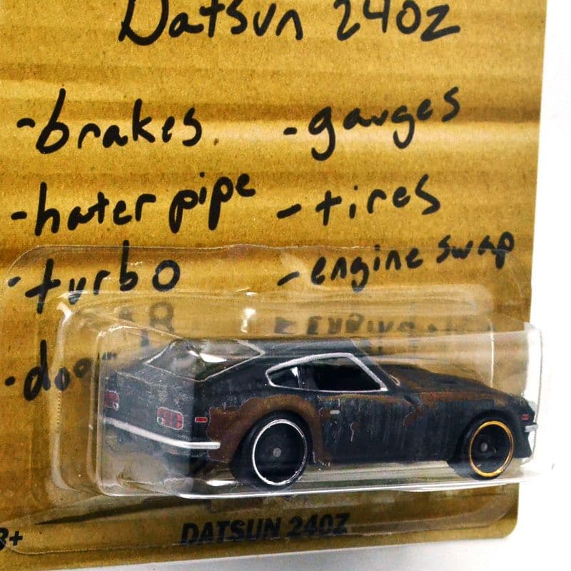 ホットウィール　モータートレンド - ロードキル　'71 ダットサン240Z