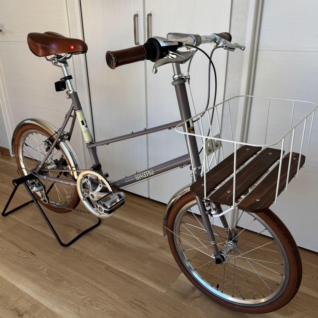BRUNO ブルーノ MIXTE 20インチ ミニベロ 純正カゴ/泥除け