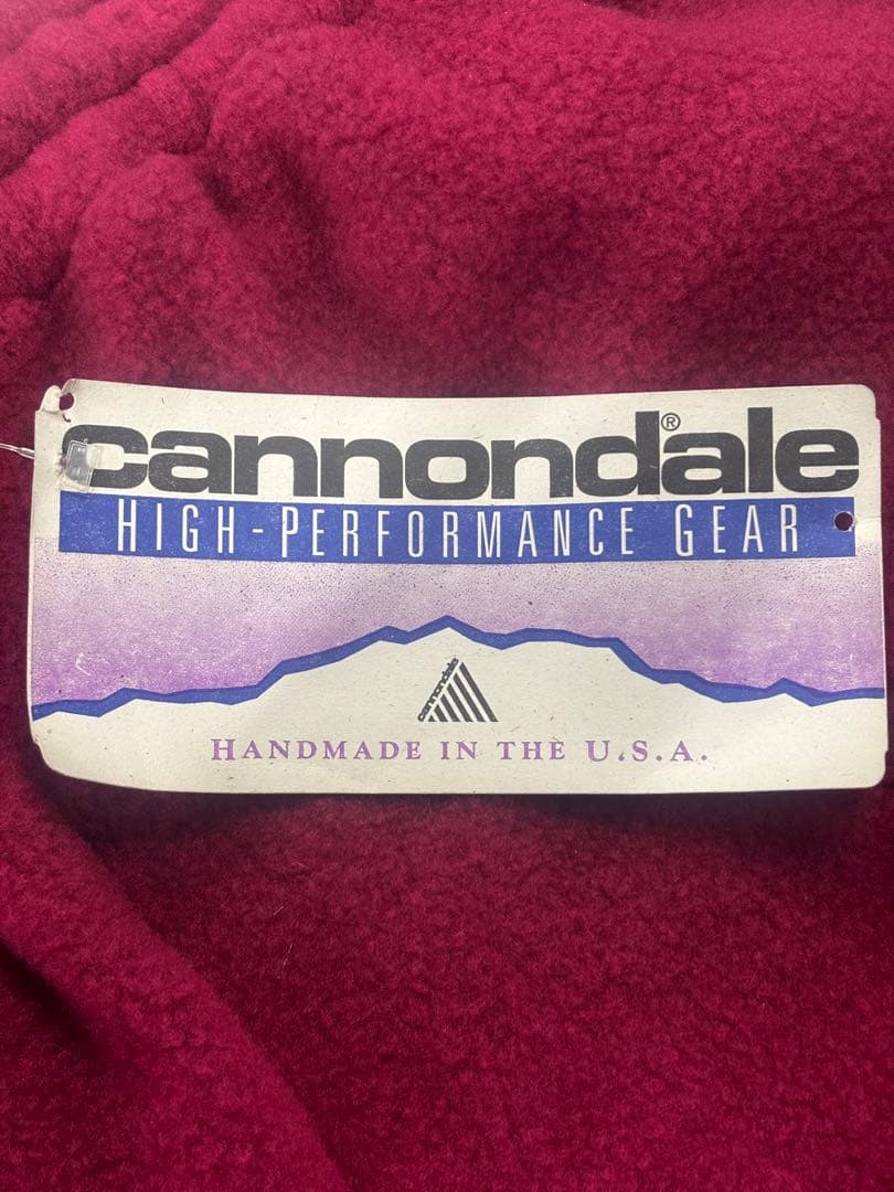 デッドストック　キャノンデール　フリースハーフパンツ　アメリカ製　USA