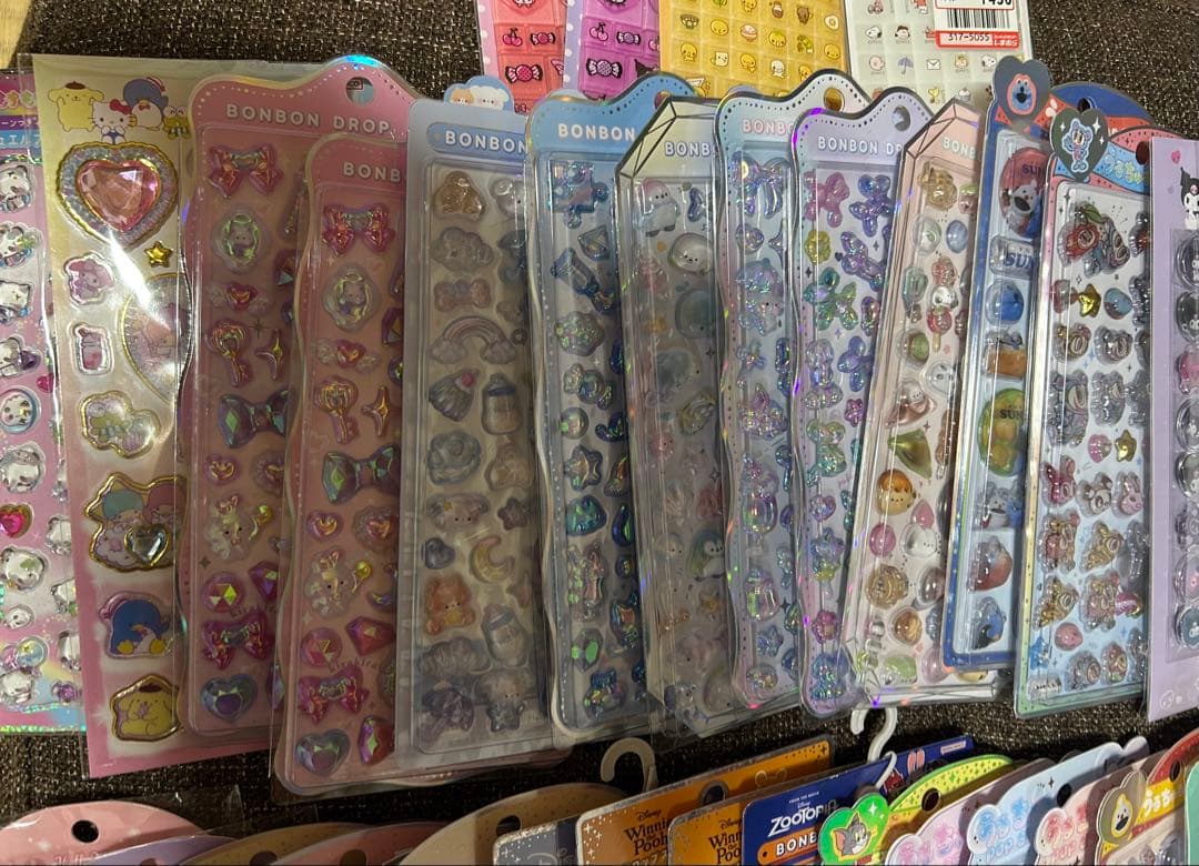 ボンボンドロップシール他　まとめ売り40点