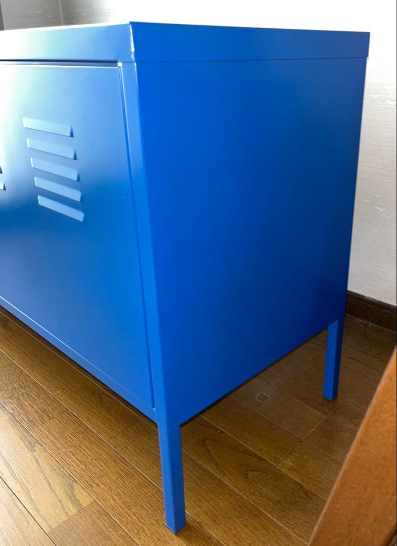 IKEA イケア PS キャビネット ブルー 青 廃盤 インダストリアル