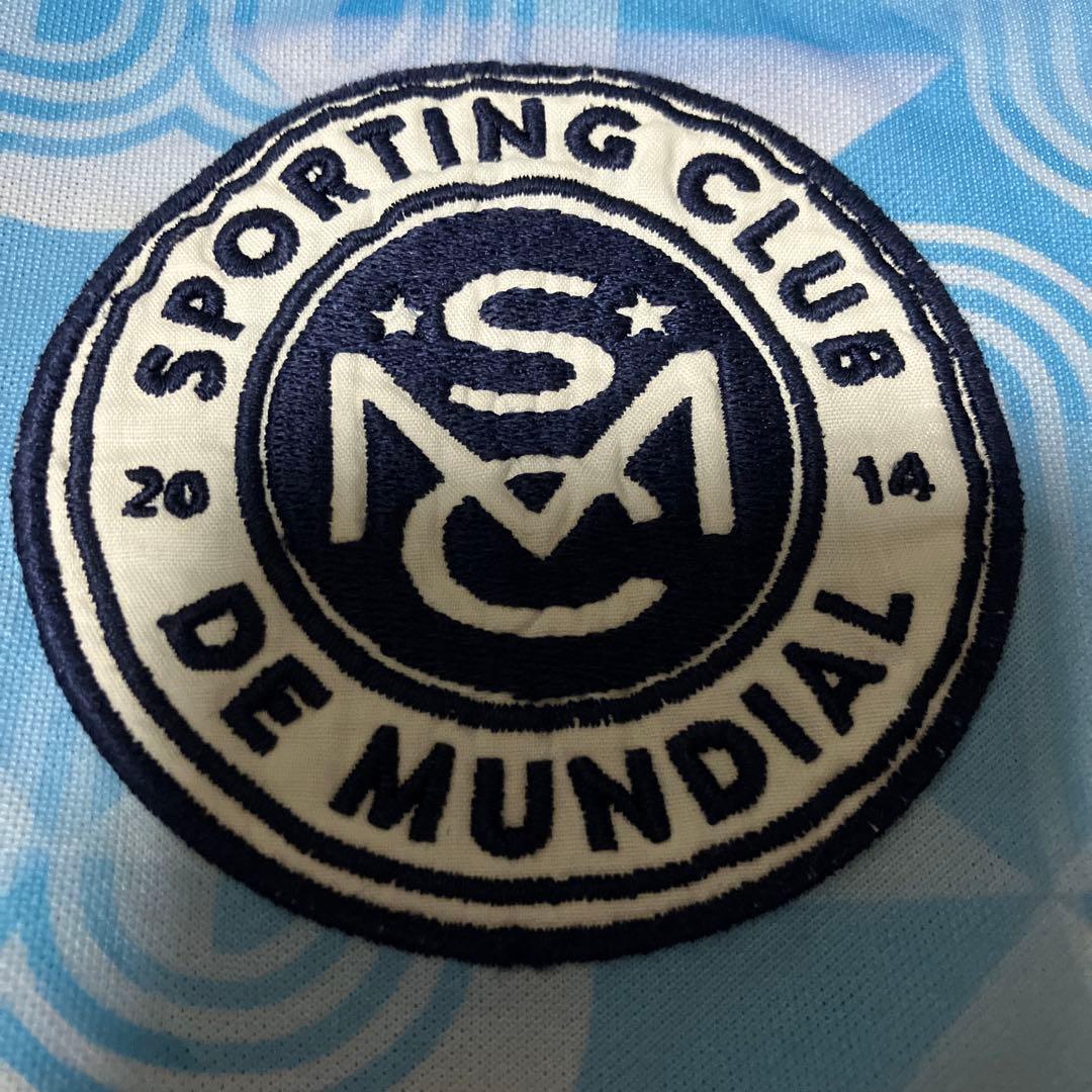 UMBRO x MUNDIAL アンブロ　L シャツ　ブルー