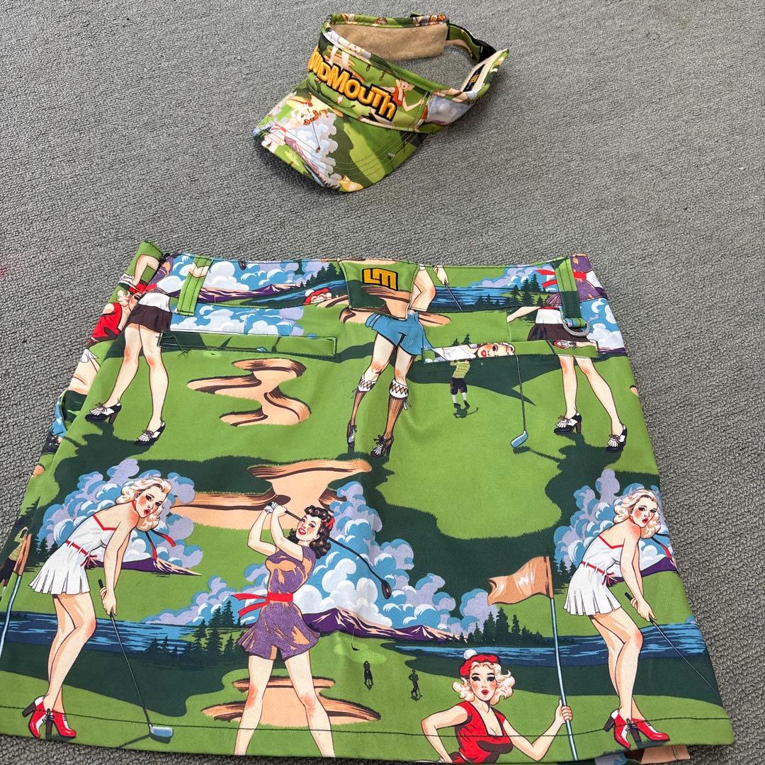 ラウドマウスレディース。スカート、サンバイザー美品‼︎ 大きいサイズ L