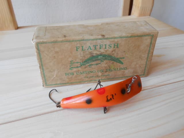 希少、美品！オールド ルアー HELIN TACKLE フラットフィッシュ