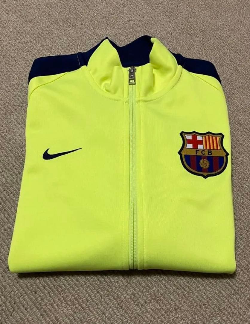 Nike FCバルセロナ イエロー アンセムジャージ トラックトップ 2014