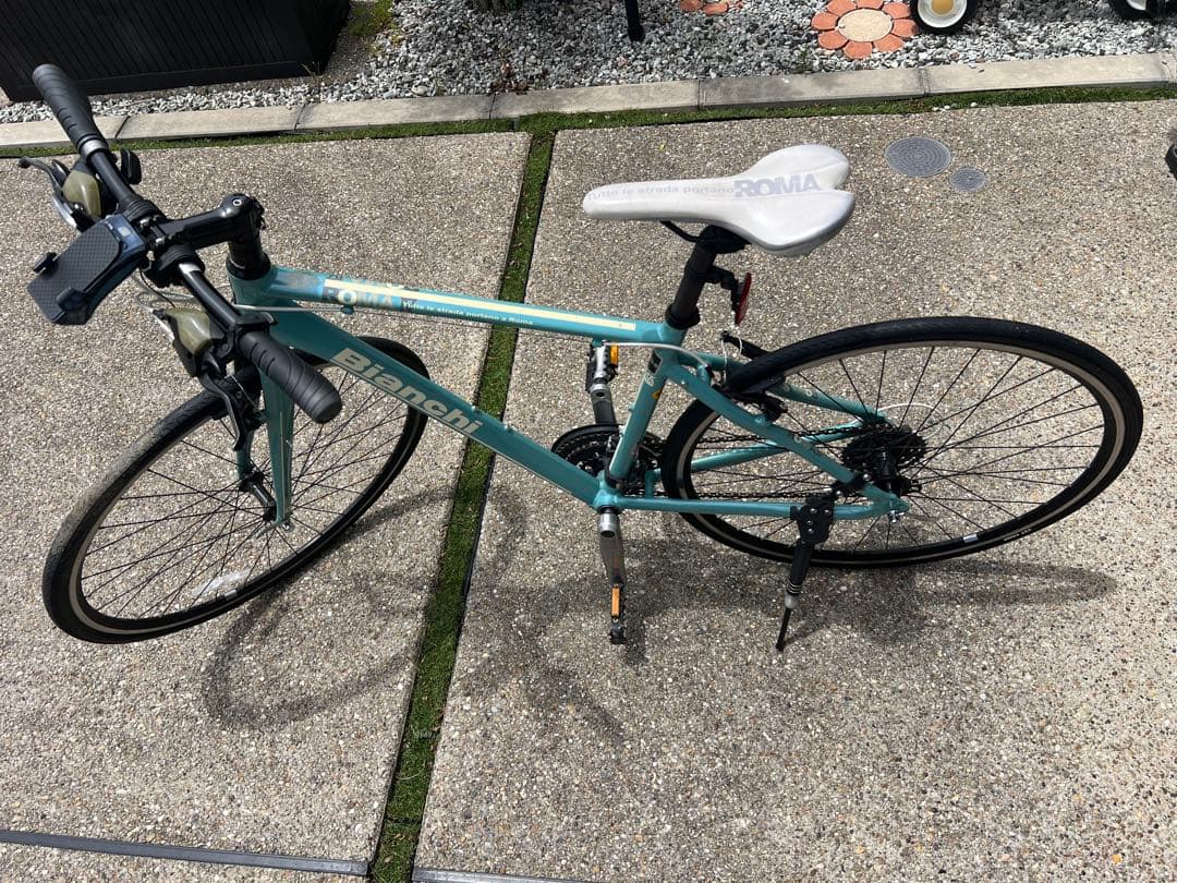 Bianchi シクロクロスバイク 青緑色