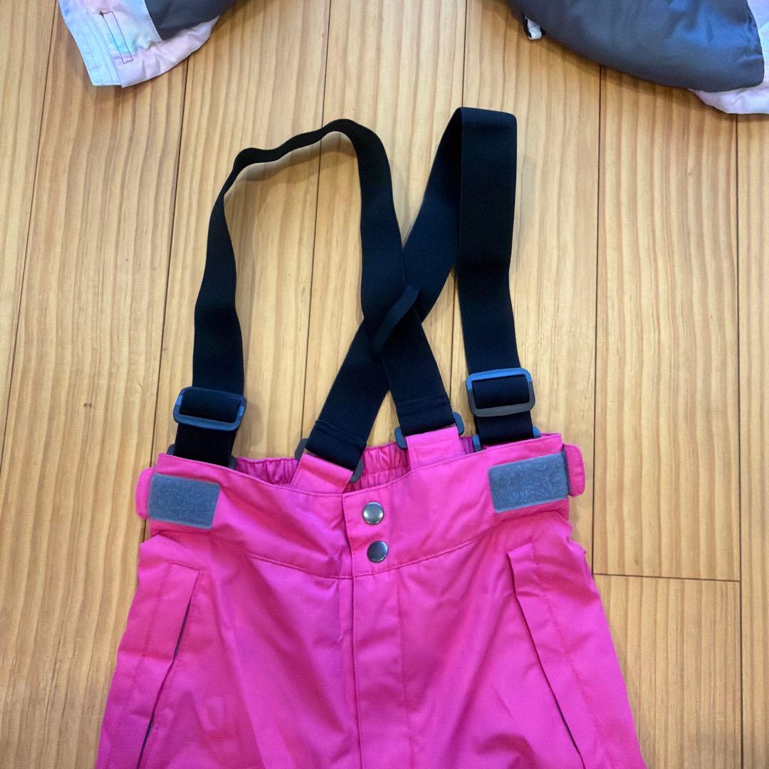 子ども用パステルカラー スキーウェアセット