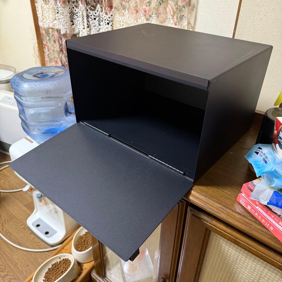 【入手困難】　山崎実業 タワー ブレッドケース ブラック 27L マグネット対応