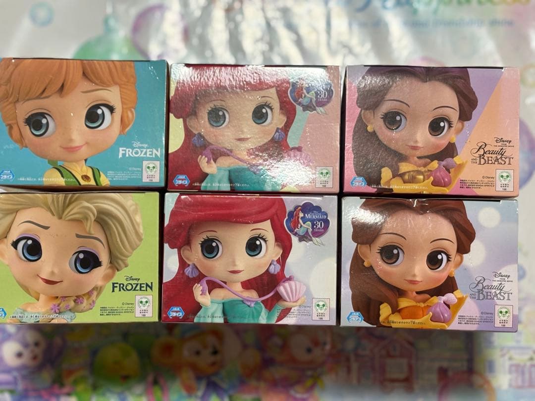 Qposket ディズニープリンセス セット売り