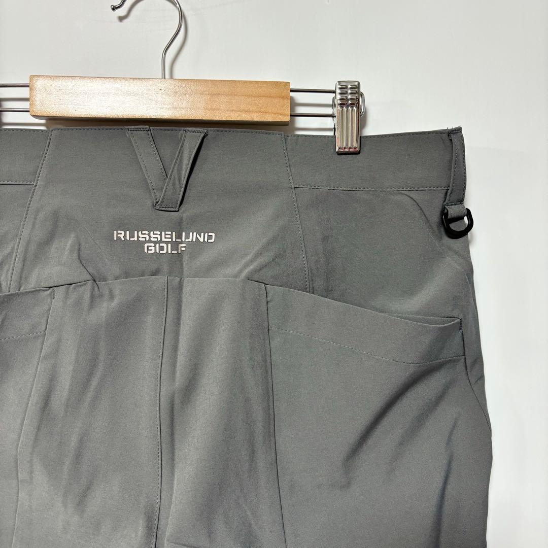 ラッセルノ ゴルフ ブランドロゴ ストレッチ ロングパンツ グレー 2XL 7