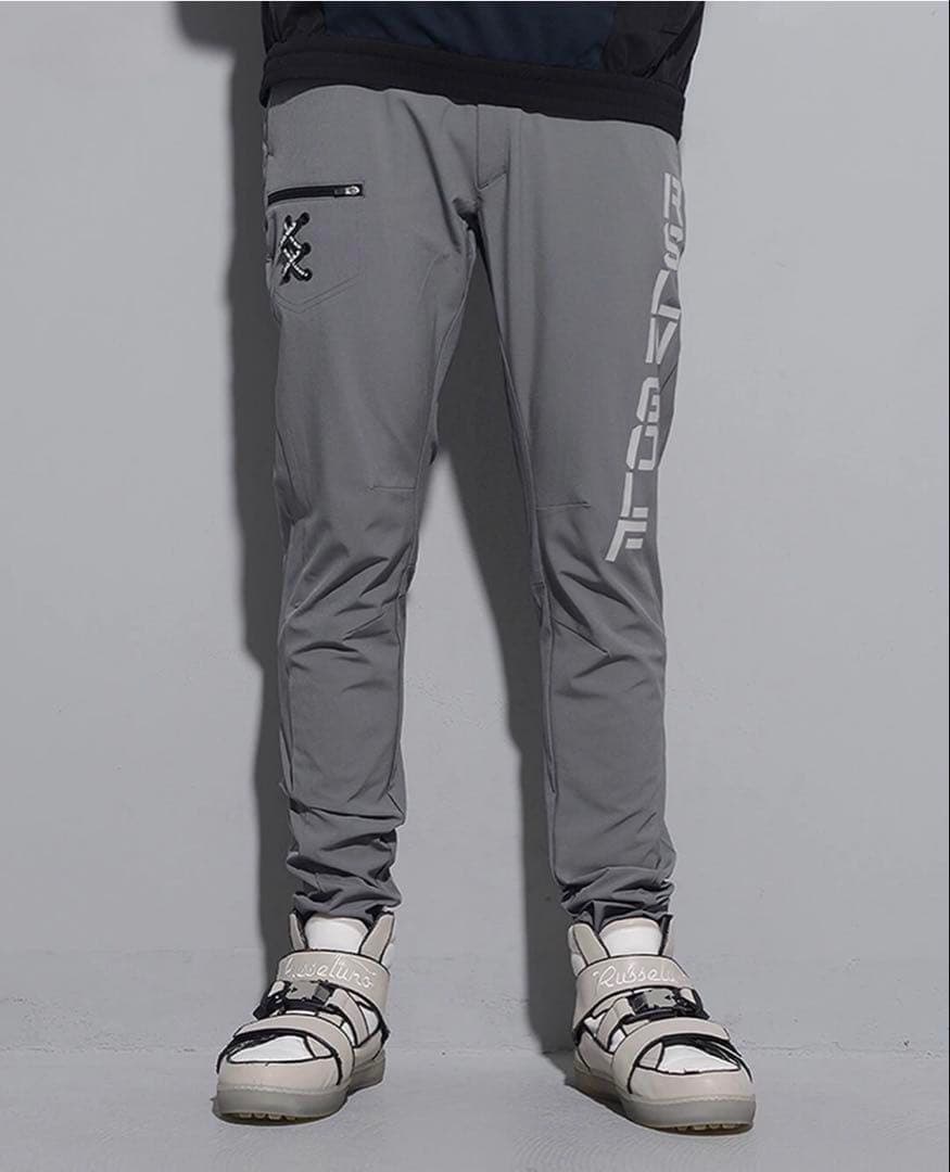 ラッセルノ ゴルフ ブランドロゴ ストレッチ ロングパンツ グレー 2XL 7