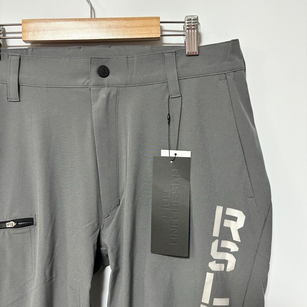 ラッセルノ ゴルフ ブランドロゴ ストレッチ ロングパンツ グレー 2XL 7
